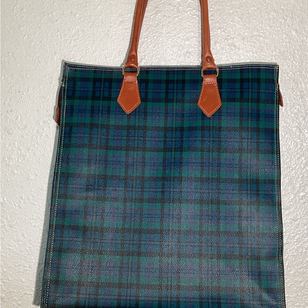 Merona vintage shoulder plaid bag - Picture 6 of 11